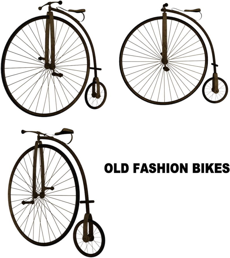 Vintage Bike Set By Mysticmorning - Hybrid Bicycle (872x916)