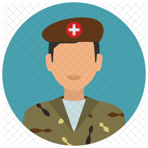 Military Man Icon - Icon (512x512)