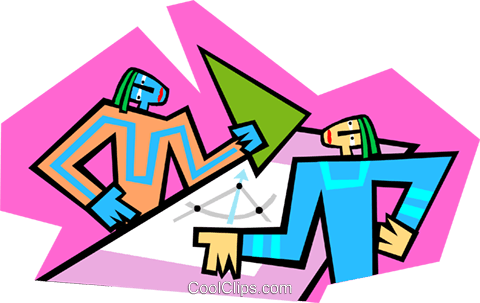 Symbol Of Men With Drafting Tools Royalty Free Vector - Symbol Of Men With Drafting Tools Royalty Free Vector (480x303)