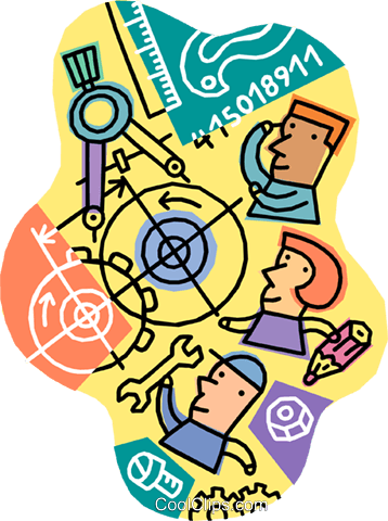 Drafting, Design And Manufacturing Royalty Free Vector - Drafting, Design And Manufacturing Royalty Free Vector (358x480)