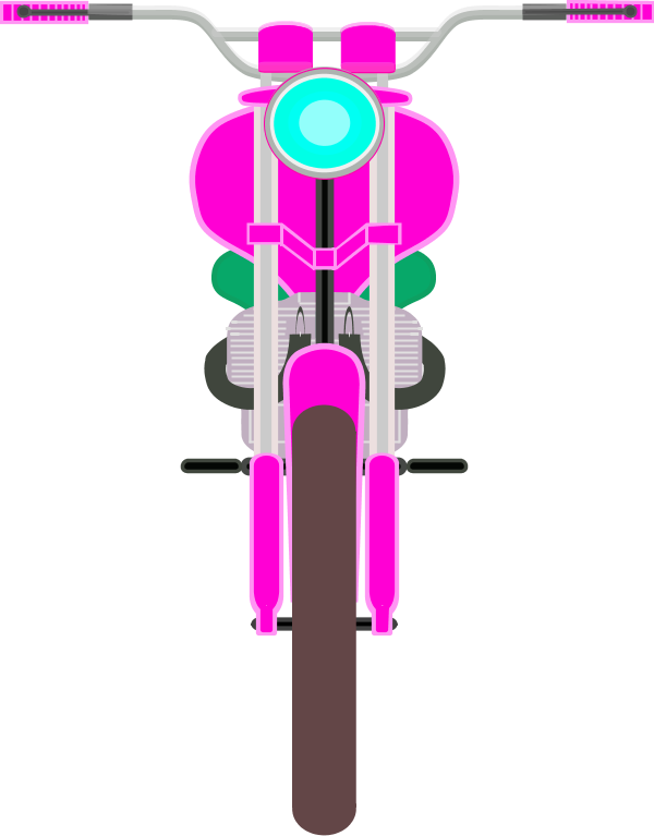 Motorcycle Clipart - Motorcycle (600x767)
