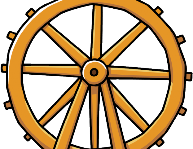 Wheel Rim Clipart Water Wheel - Clip Art (640x480)