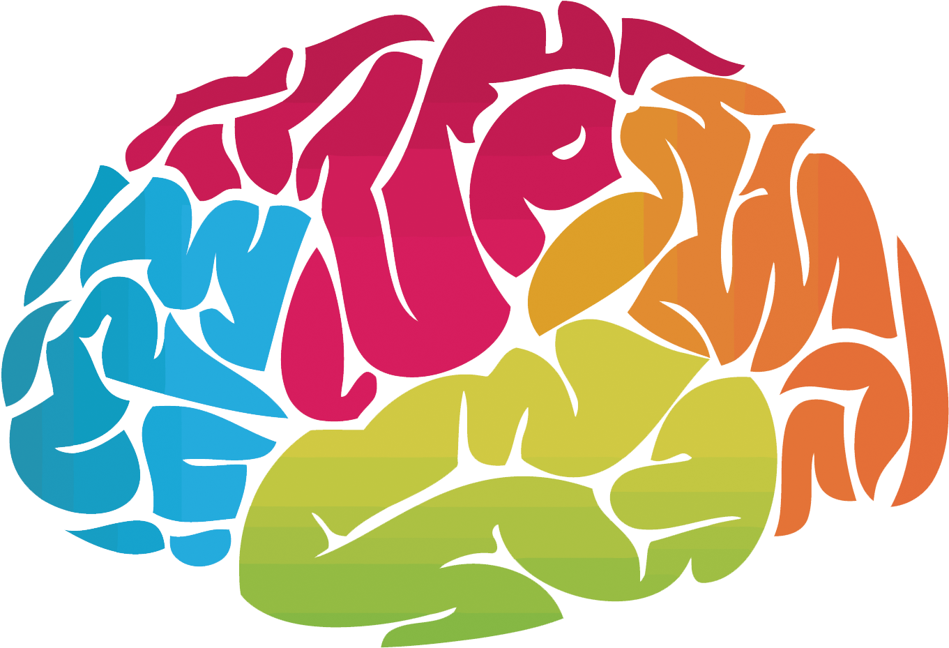 Human Brain Clip Art - 2018 Mental Health Awareness Month.