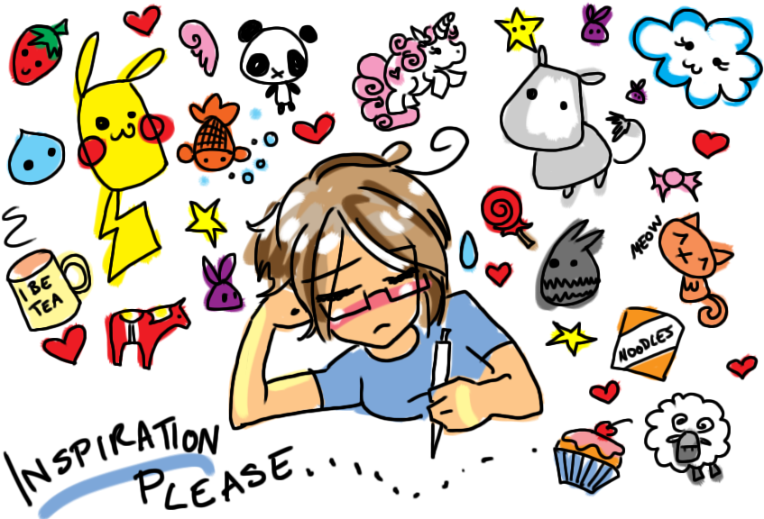 » How I Prepare To Write Everything - Brain Dump Art (869x582)