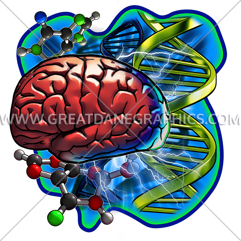 Dna Brain Clipart - Neurology (825x825)