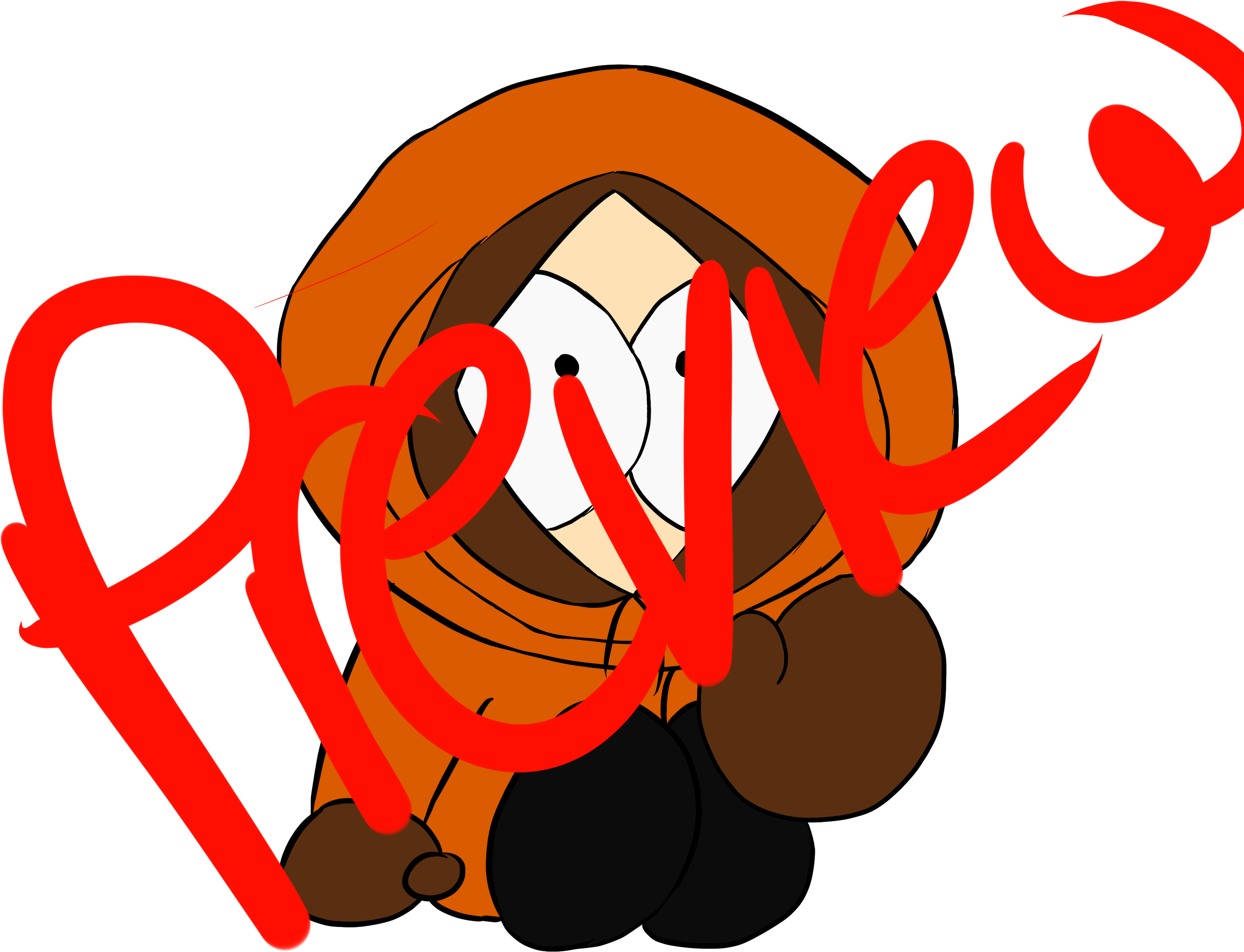 Kenny Mccormick Page Doll By Inkomicron - Battle For Dream Island Gifs (3000x3000)