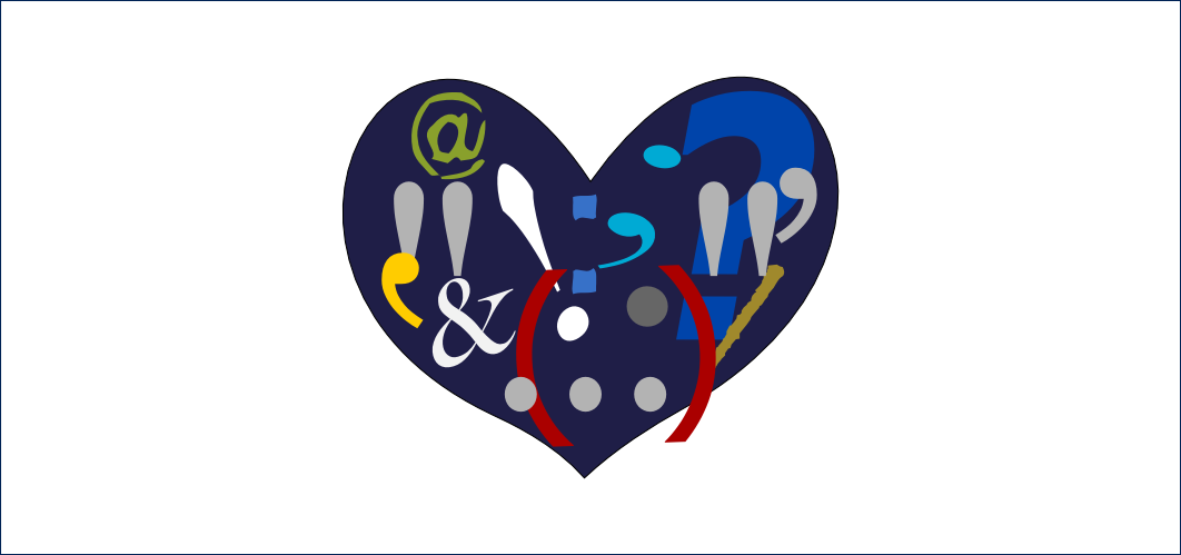 Punctuationheart Muted - Heart (1062x499)