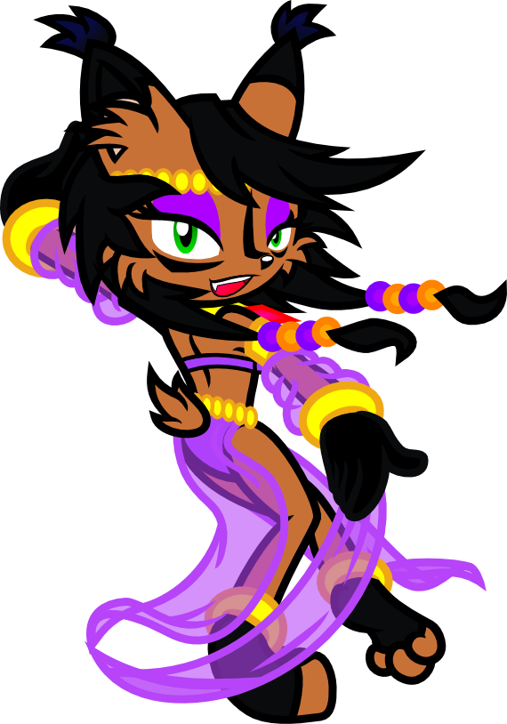 Sonic The Hedgehog Nicole Belly Dance Costume (570x814)