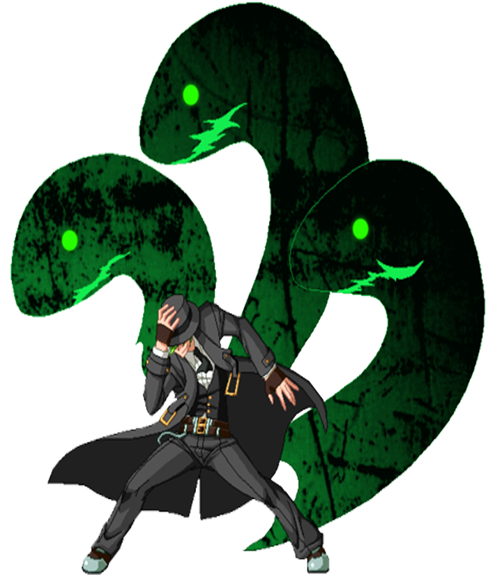 Hazama And His Snake By Ardeansyah - Hazama Snakes (700x875)