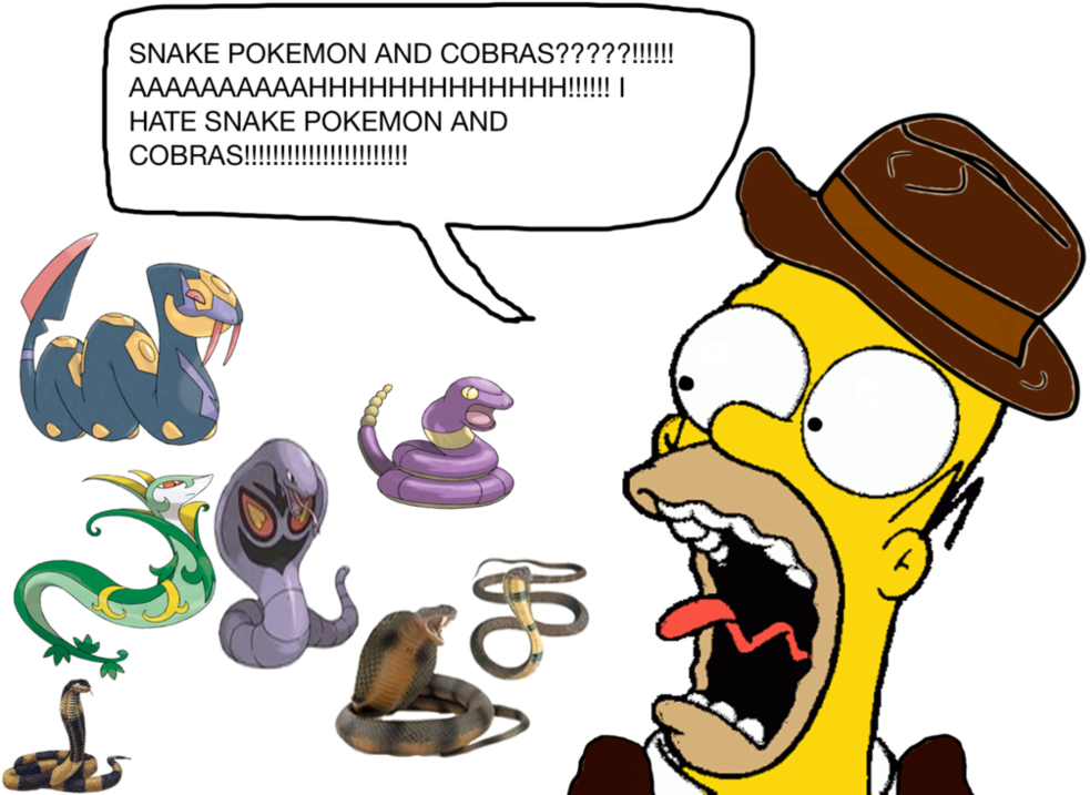 Indiana Homer's Snake Phobia By Darthranner83 - Phobia (1001x798)
