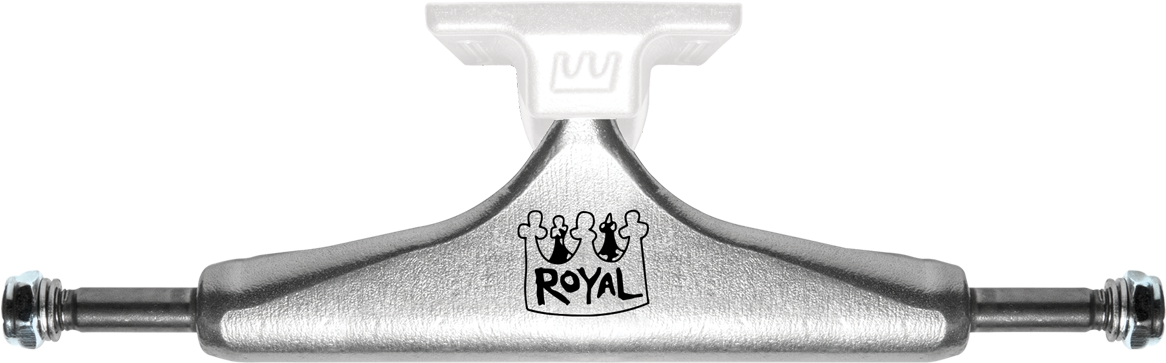Blacks - Royal Inverted Kingpin Skateboard Trucks - Raw (1200x675)