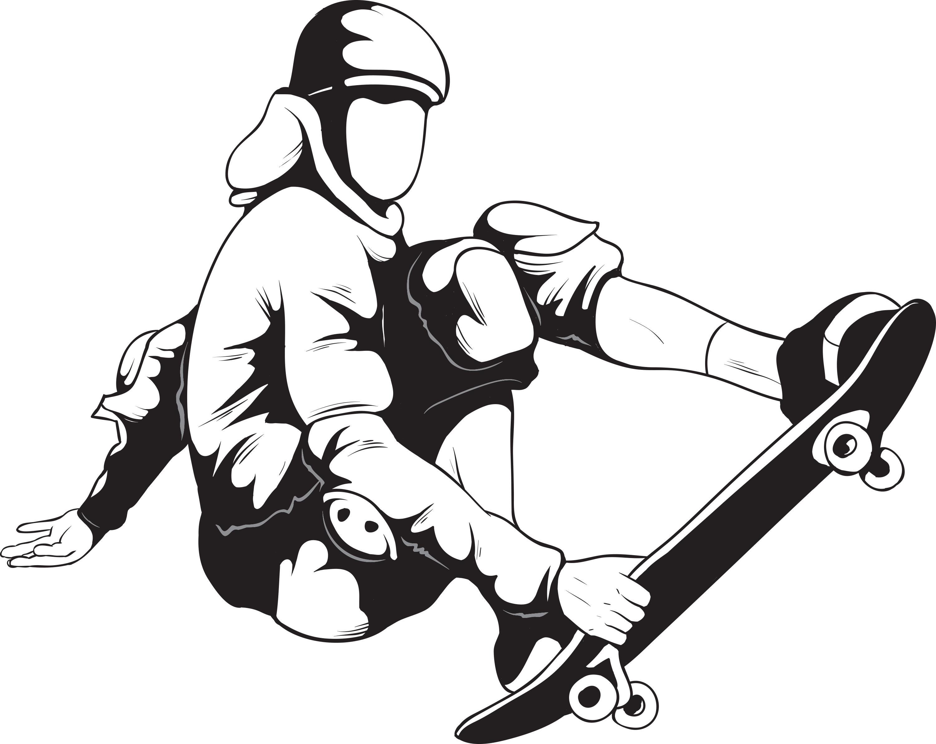 Vector Skater Fy5ycs8d Vector Skater Fkqy5iiu Vector - Skate Vector Png (3000x2384)