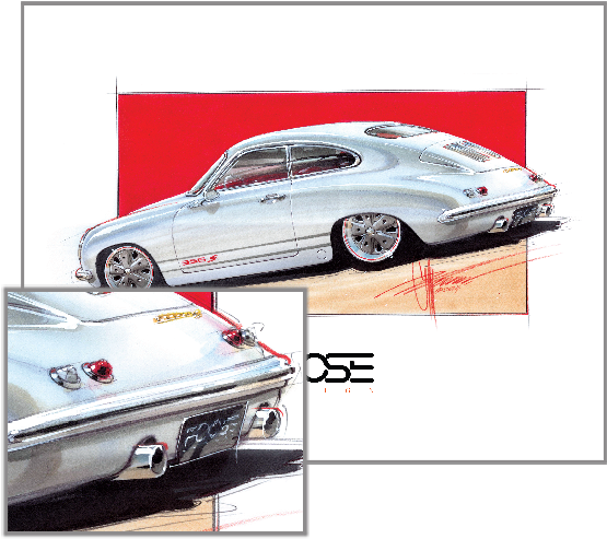 356 S Print - Chip Foose Porsche 356 (590x590)