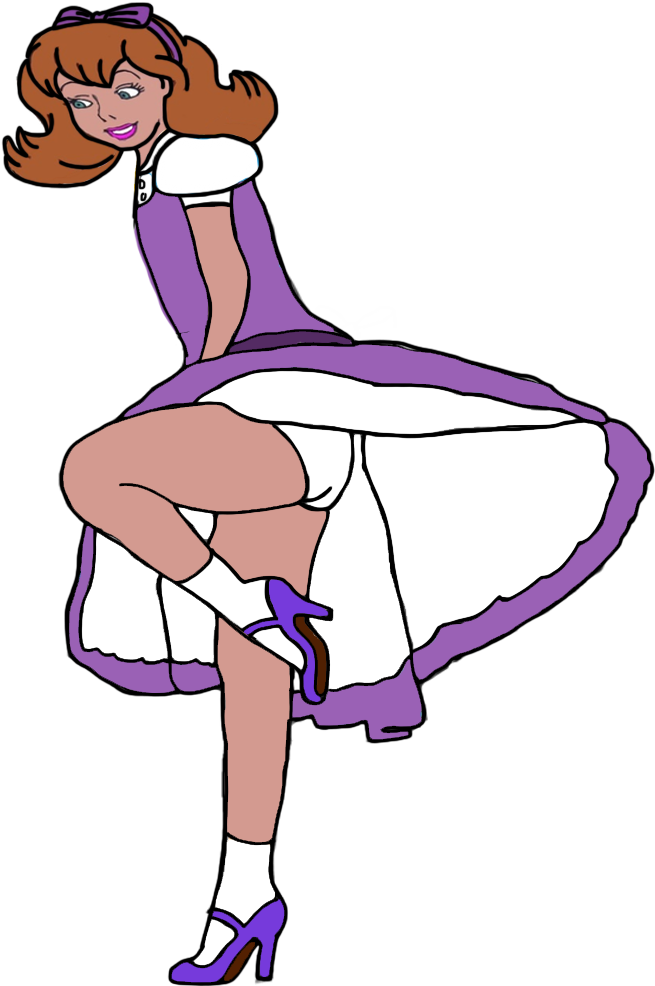 Mary's Skirt-blowing Pose By Darthraner83 - Skirt (782x990)