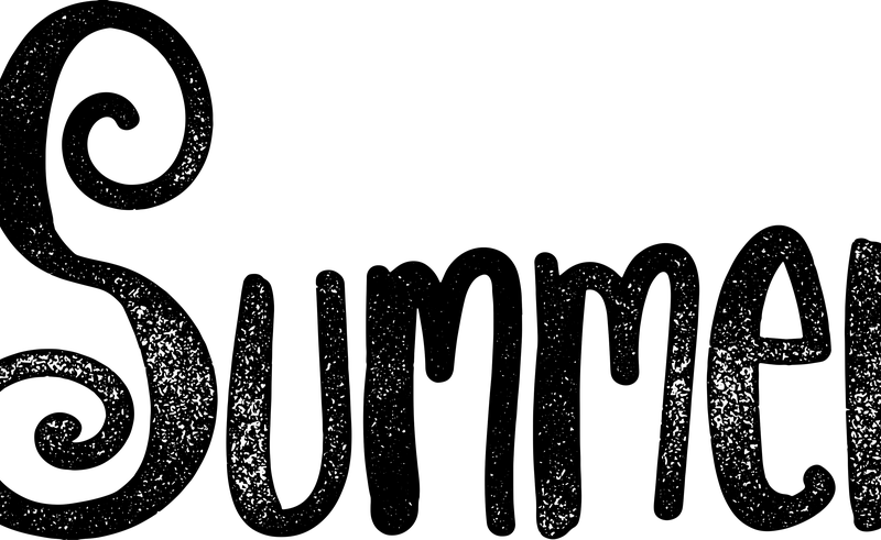 Cool Design Summer Clipart Black And White Carson Dellosa - Clip Art (800x491)