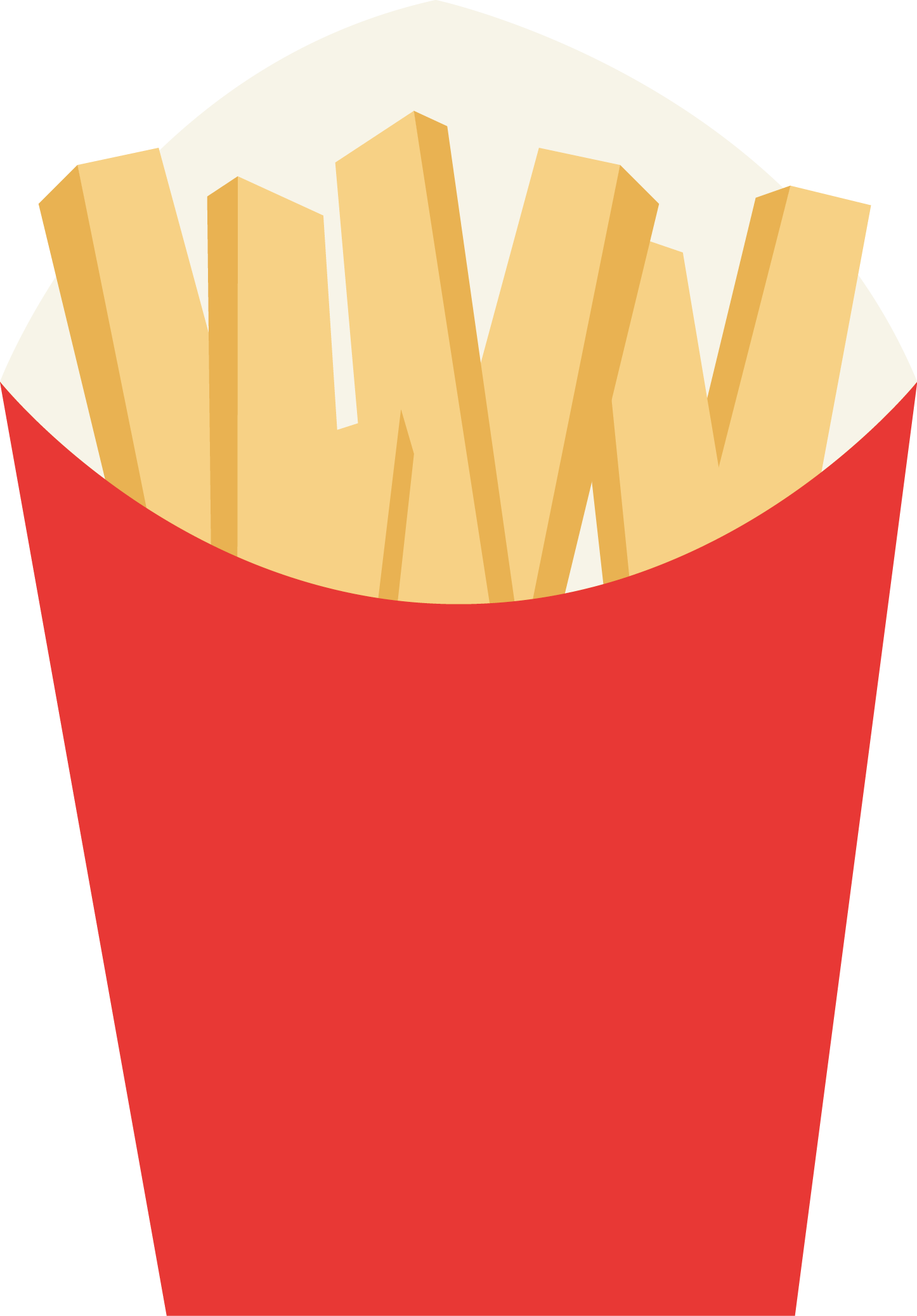 French Fries Fast Food French Cuisine Fried Chicken - Batata Frita Vetor Png (1446x2075)