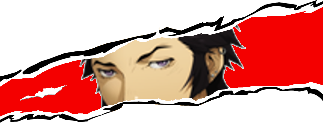 Red Black Human Hair Color Cartoon Anime Fictional - Portable Network Graphics (1280x488)