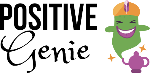 This Genie Is Positive - Cartoon (506x246)