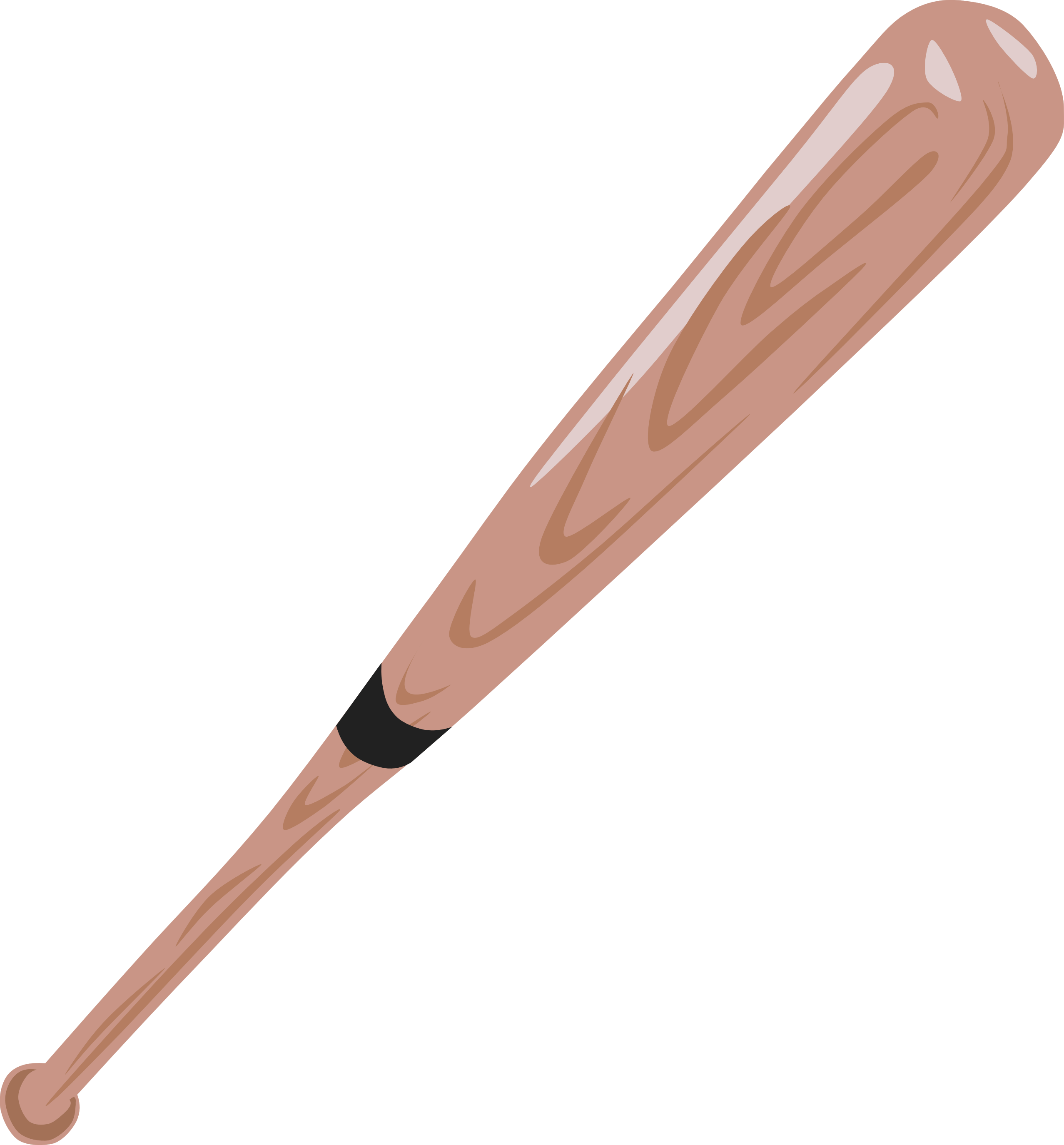 Bat Picture Clip Art Cfxq - Baseball Bat (2555x2750)