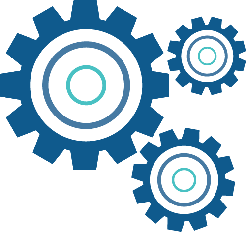 Our Process - Flower Round Design Black And White (500x472)