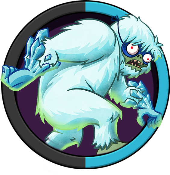 Brain Freeze Website - Plants Vs Zombies Zombies Yeti Eroes (620x620)