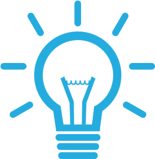 We Have 75 Years Of Proven Expertise In Standardized - Blue Light Bulb Icon (375x360)