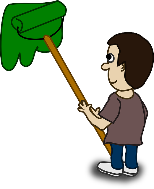 House, Paint, People, Man, Character, Person, Cartoon - Painter Clip Art (521x640)