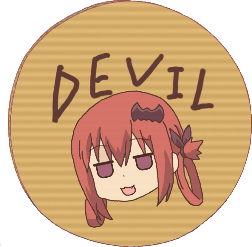 Satania/devil - Cartoon (900x900)