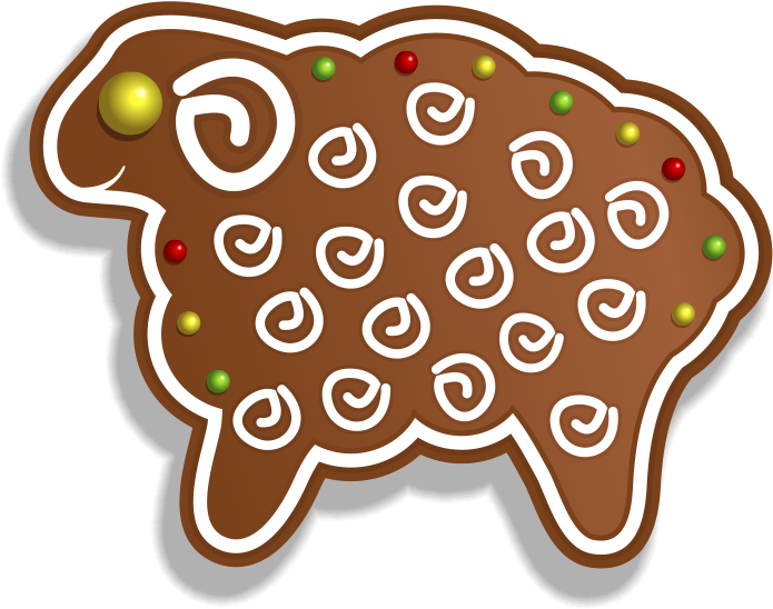 Tubes Noel / Cannes, Pains D'épices, Bonbons - Pain D'épices (737x647)