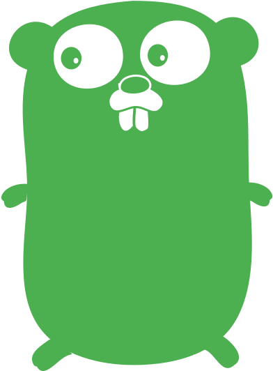 Either Way, I'm Thinking We Should Get Rid Of The Outlined - Gopher Golang Icon (402x559)