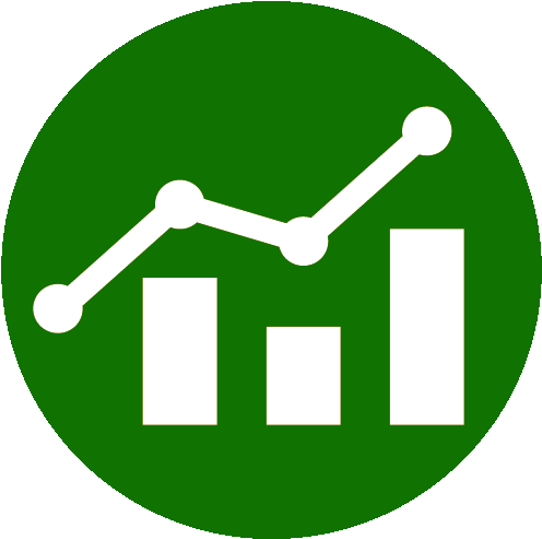 Graph Icon - Business Performance Icon (500x500)