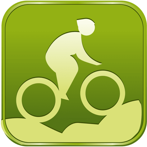 Cycling Mountain Bike Square Icon - Iconos De Montar Bicicleta Png (512x512)