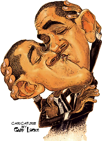 Gary Locke Caricature - Illustration (414x550)
