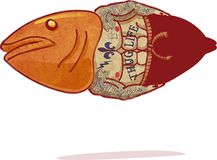 View Samegoogleiqdbsaucenao Unnamed , - Lisa The Painful Fishman (446x330)