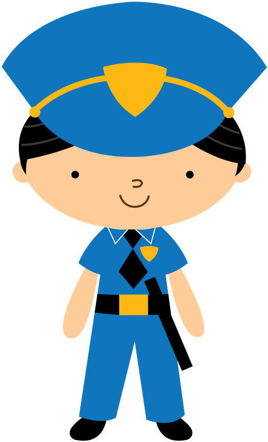 Say Hello - Policia Clipart (900x900)