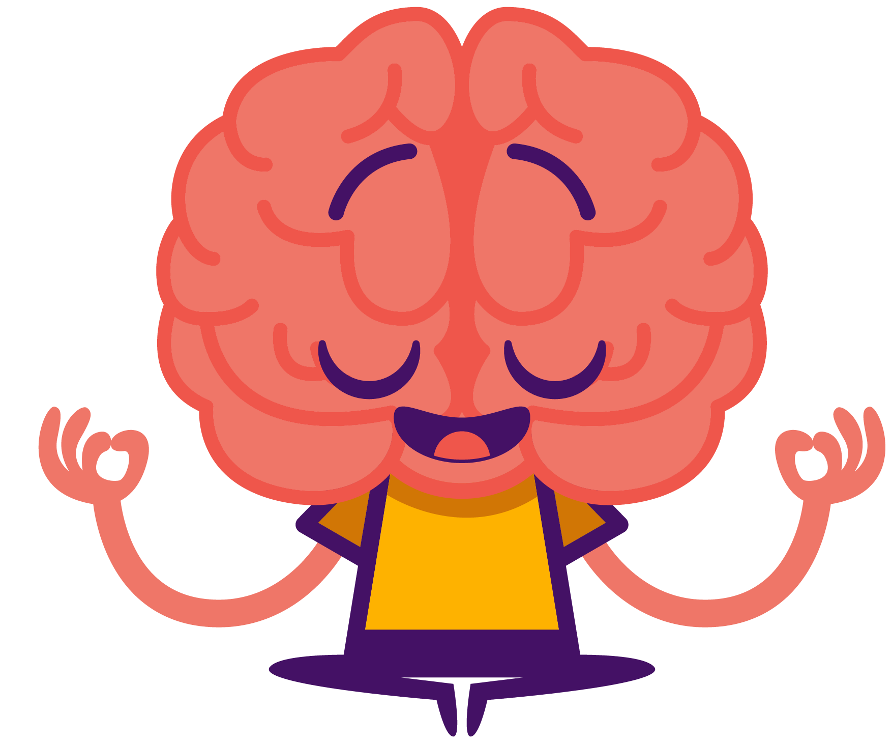 Brain Learning Cognitive Training Mind - Brain Image Transparent Cartoon (2396x2196)