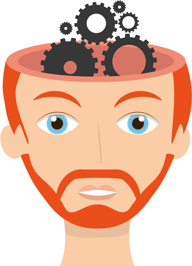 Brain Cerebrum Cartoon - Advantages Of Being A Programmer (1000x1000)