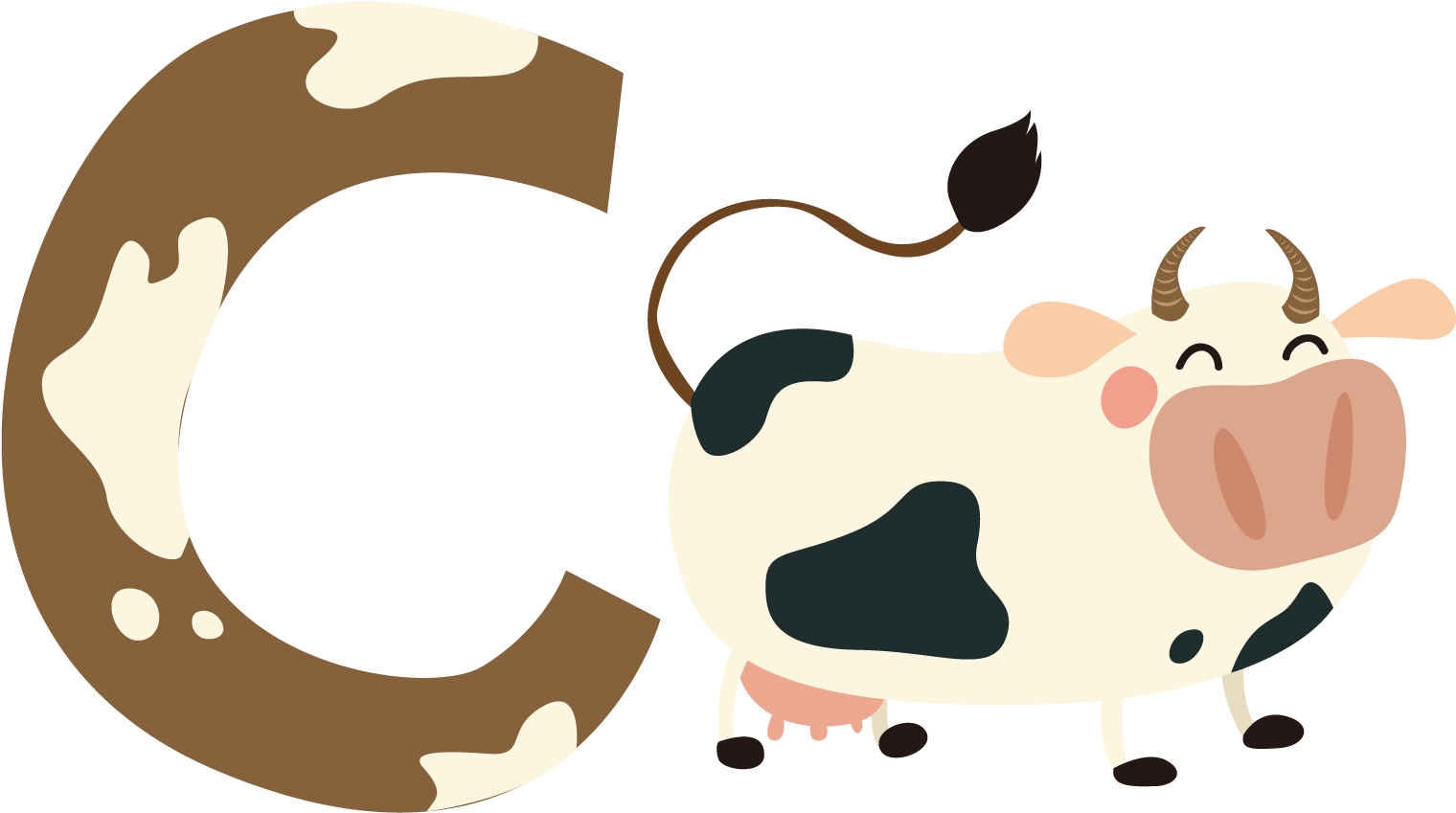 Cattle Drawing Illustration - 奶牛 卡通 (1629x1173)