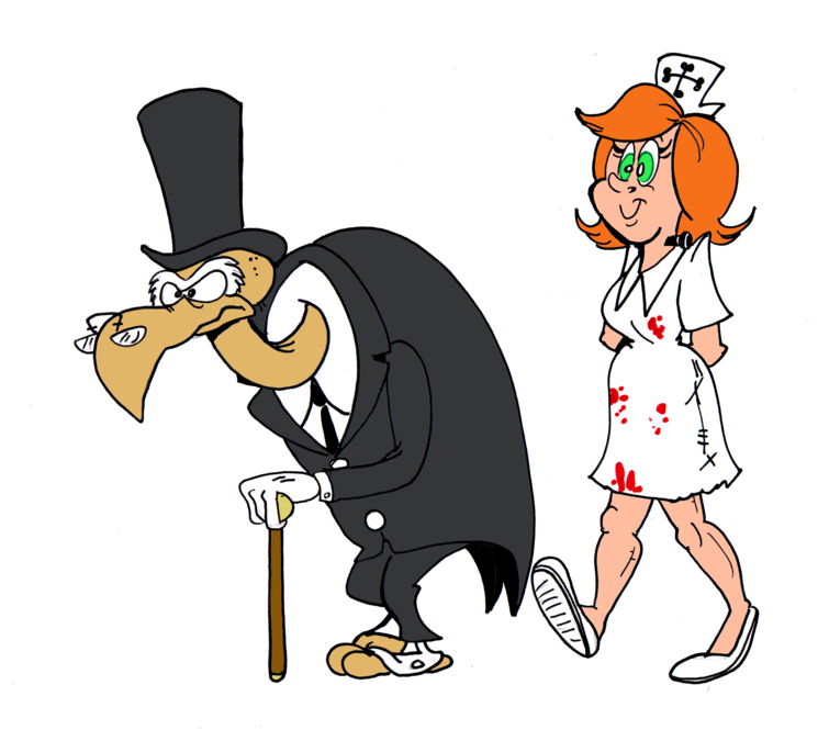 Cartoon Comics Physician Clip Art - Nurse Walking Animated Gif (1063x751)