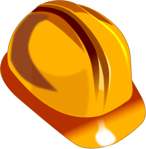 Hardhat Clip Art At Clker Com Vector Clip Art Online - Hard Hat (582x595)