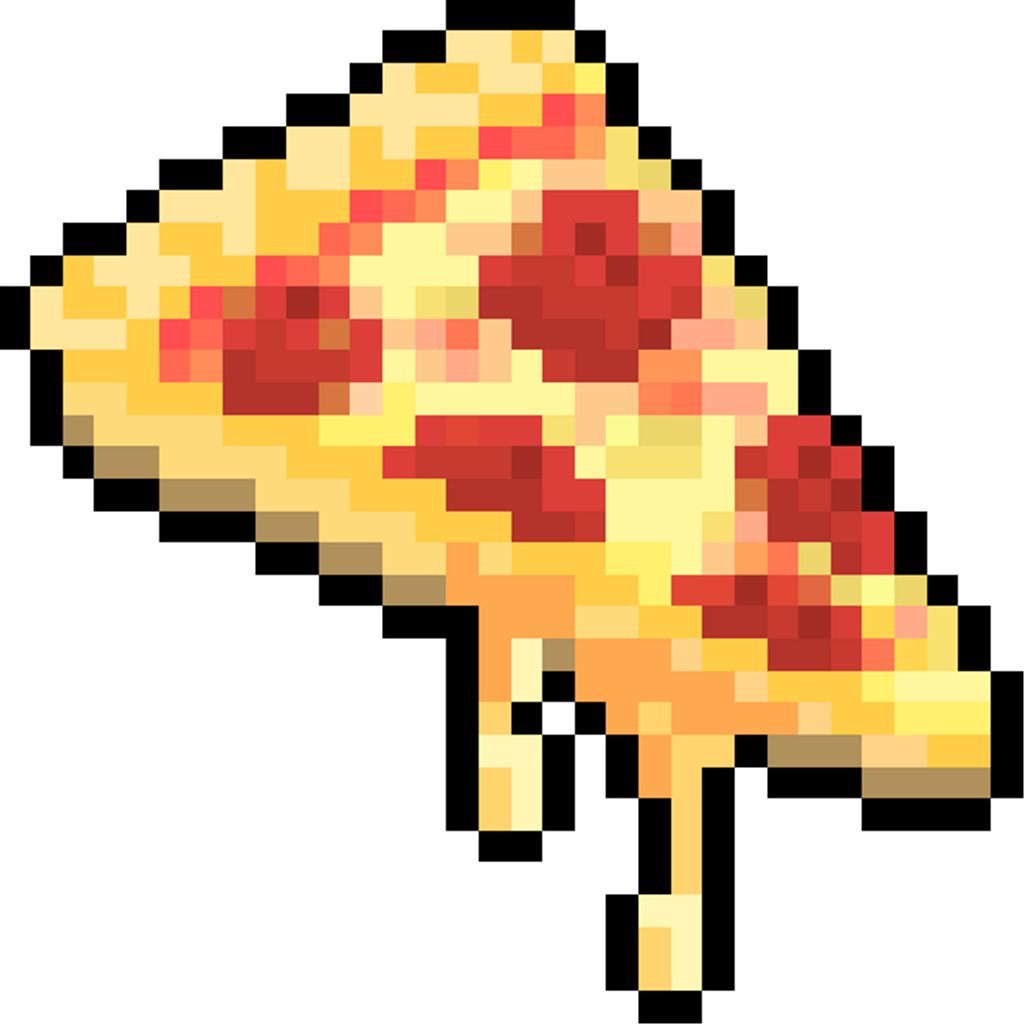 Pizza Pixel Pixels Pixeles Tumblr Food - Pixel Pizza (1024x1024)