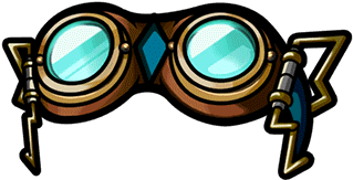 Gear-alchemist Goggles Render - Illustration (380x380)