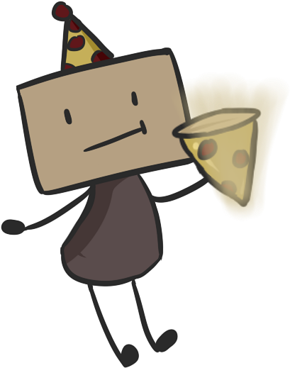 Pizza By Joegirl404 - Cartoon (480x570)