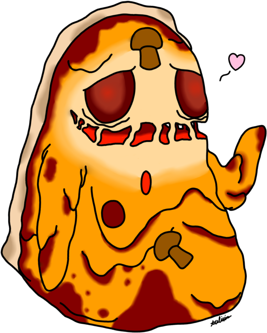 Pizza Face By Acclivius - Pizza Face By Acclivius (600x713)