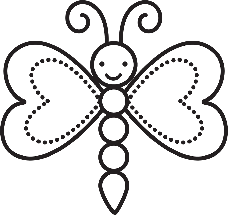 ○••°‿✿⁀let's Color‿✿⁀°••○ - Membrane-winged Insect (900x849)