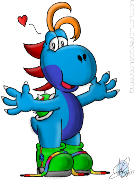 Blueshi Loves You By Blueyoshiegg - Digital Art (450x600)