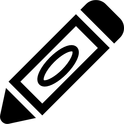 Drawing Crayon Free Icon - Crayon Icon Png (512x512)