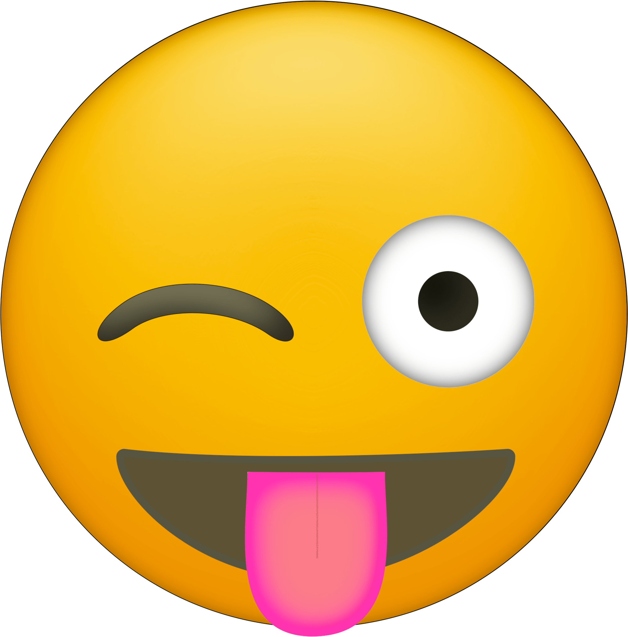Winky-tongue Emoji Pinterest Emoji - Winky Emoji With Tongue Out (2083x2101)