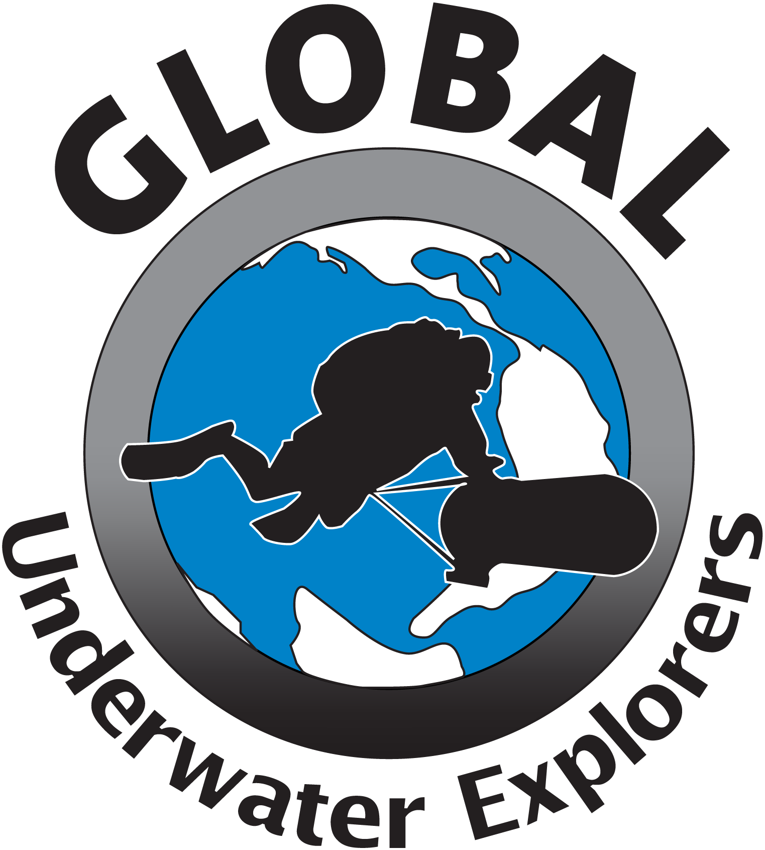Global Underwater Explorers - Gue Logo (1523x1691)