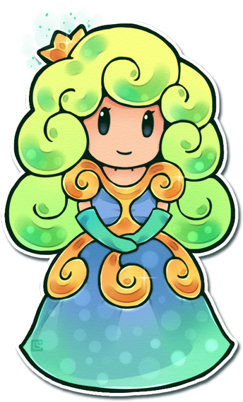 Paper Princess 2 By Louivi - Super Mario Princess Eclair (360x573)